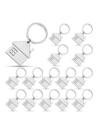 15 Pcs Stainless Steel Charm Keychain, Small House Shaped Pendant Keychain Bag Hanging Fashion Charm Gifts Jewelry, Cute Cartoon House with Window Key Charm Metal Keyring Gift - pzsku/ZA10060E8BFA683B32DF9Z/45/_/1698664130/65f2cfb0-3371-4564-a13f-0b02078a40e8