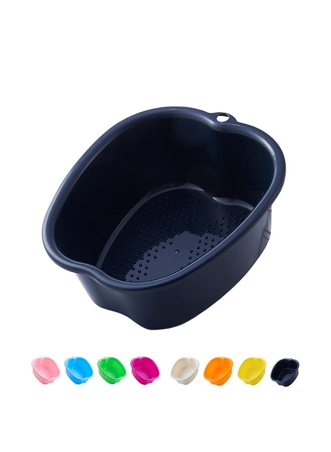 AXLOFO ® Foot Soaking Bath Basin, Large Plastic Foot Soaking Tub, Foot Massage Foot Bath Bucket, Great for Getting the Dead/Old Skin Off Your Feet (blackbasin) - Image 1