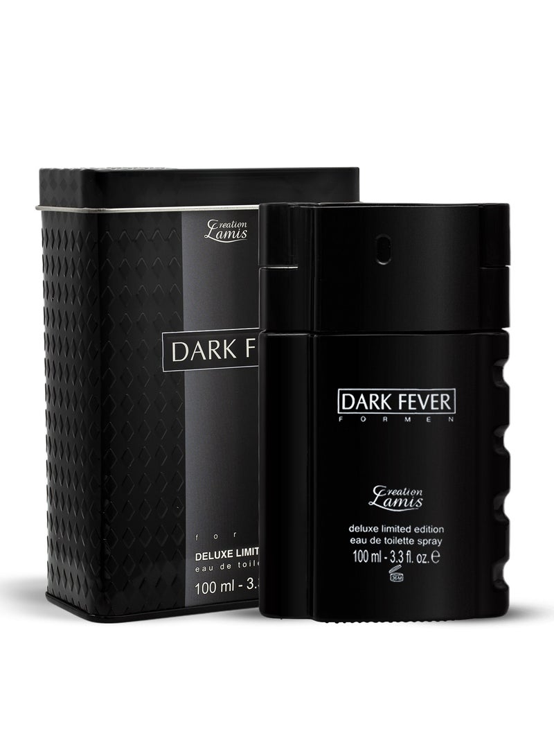 Creation Lamis Dark Fever Eau de Toilette For Men 100ml and Creation Lamis Deluxe Dark Fever Eau de Parfum For Women 100ml (Combo Pack) - Image 2
