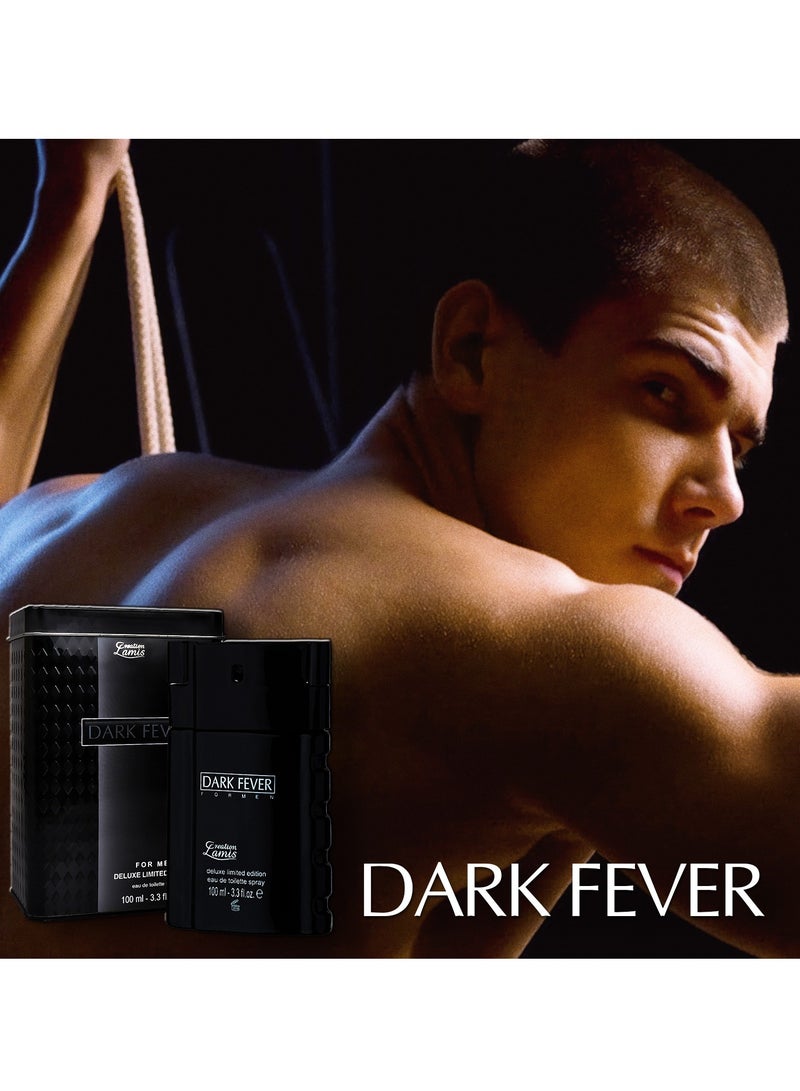 Creation Lamis Dark Fever Eau de Toilette For Men 100ml and Creation Lamis Deluxe Dark Fever Eau de Parfum For Women 100ml (Combo Pack) - Image 5