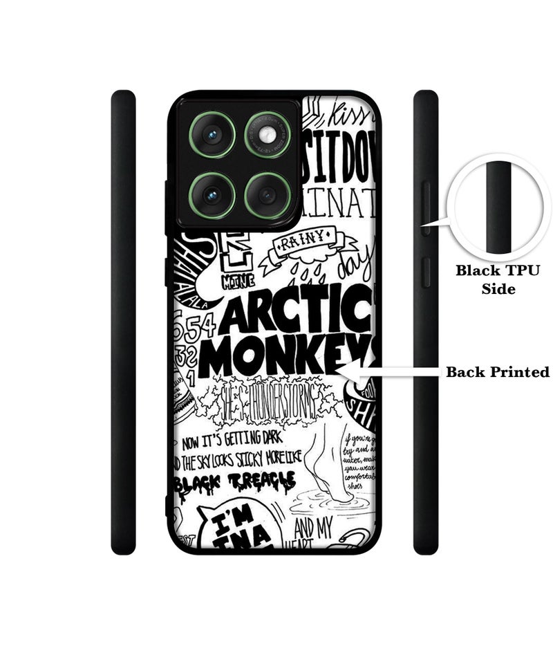 Casotec Arctic Monkeys Pattern Design Premium 2D Printed Metal Back Case Cover for Motorola Moto Edge 60 5G / Edge 60 Fusion 5G - Image 2