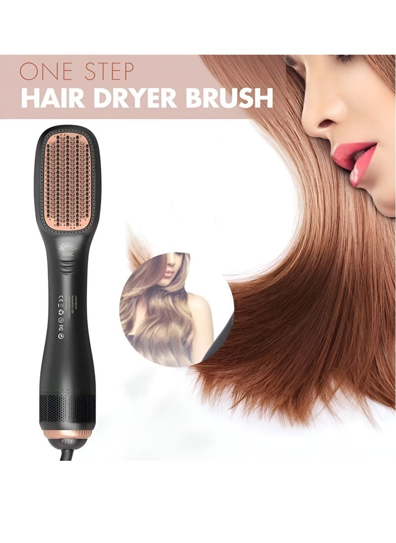 JAJEEK 2 In 1 Professional Styling Brush Hair Dryer Brush Negative Ion Blow Dryer Straightening Brush Hot Air Styling Comb Electric Hair Dryer - Image 5