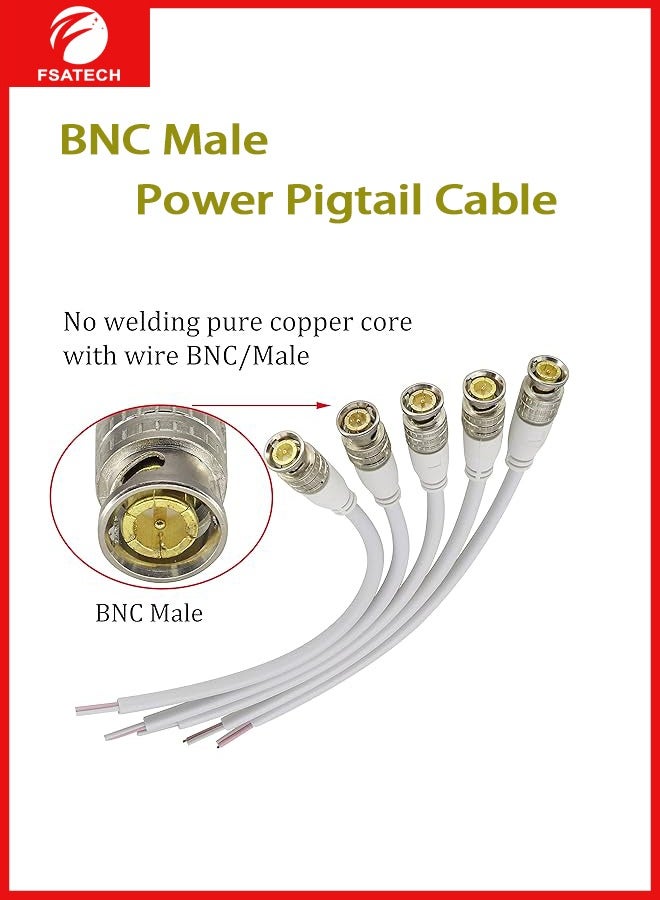 FSATECH كابل بي ان سي ذكر، 6 بوصة - Image 2