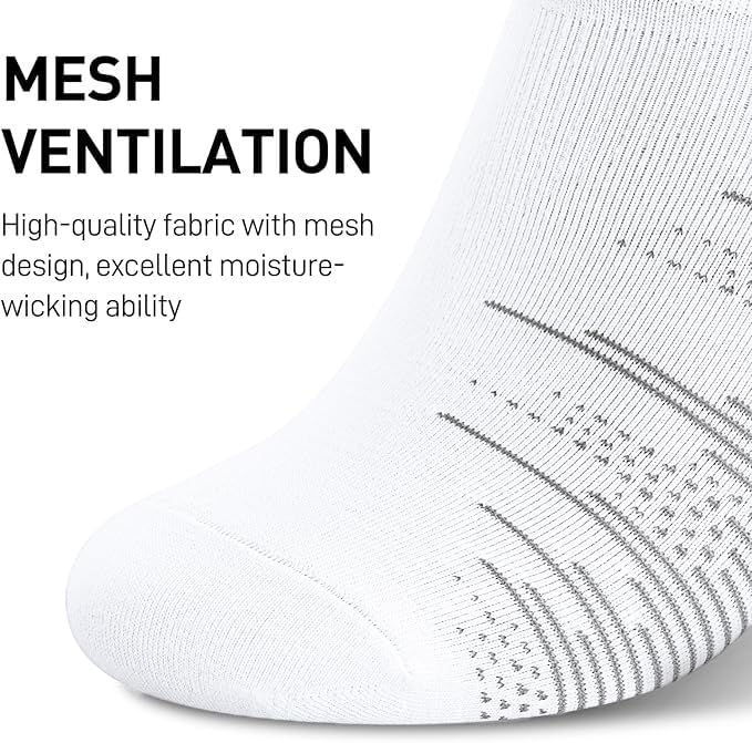 wernies No Show Socks Men 10 Pairs Ankle Low Cut Cotton Men Socks with Non Slip Grips 11-13 - Image 3