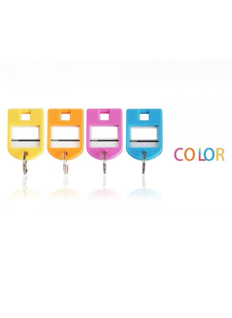 ديلي مجموعة مكونة من 2 دبوس ضغط ولوحة مفاتيح - 24 سلسلة مفاتيح بلاستيكية مع حلقات مفاتيح فولاذية و80 دبوس ضغط ملون، ومجموعة منظم لوحة إعلانات ولوحة فلين - Image 2