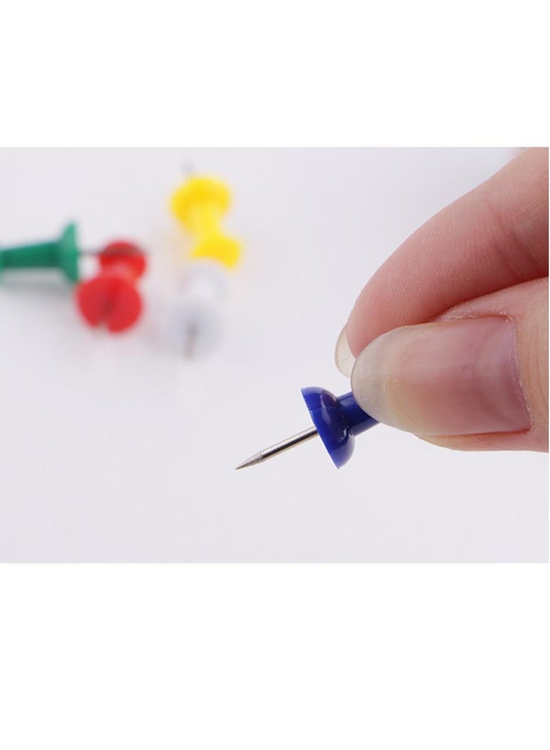 ديلي مجموعة مكونة من 2 دبوس ضغط ولوحة مفاتيح - 24 سلسلة مفاتيح بلاستيكية مع حلقات مفاتيح فولاذية و80 دبوس ضغط ملون، ومجموعة منظم لوحة إعلانات ولوحة فلين - Image 3