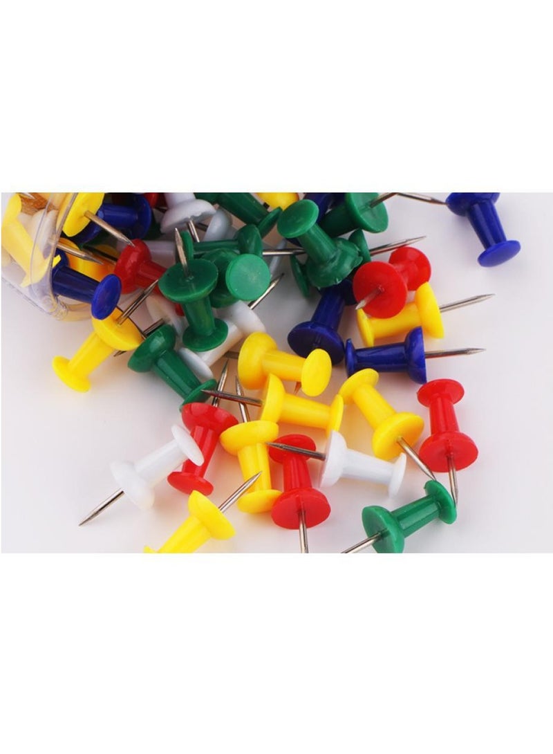 ديلي مجموعة مكونة من 2 دبوس ضغط ولوحة مفاتيح - 24 سلسلة مفاتيح بلاستيكية مع حلقات مفاتيح فولاذية و80 دبوس ضغط ملون، ومجموعة منظم لوحة إعلانات ولوحة فلين - Image 4