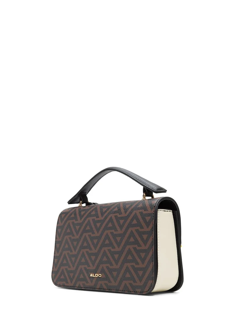 الدو Chain detail flap over crossbody
