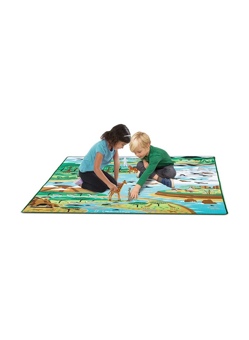 Melissa & Doug سجادة الأنشطة جامبو هابيتاتس من ميليسا آند دوج - Image 2