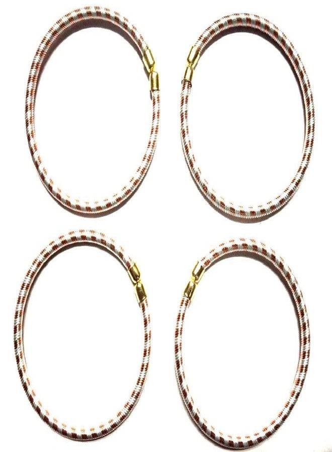 Numeroastro Beautifully Handcrafted Kada | Bracelet In Tridhatu For Men & Women (Free Size) (Adjustable) (4 Pcs) - Image 1