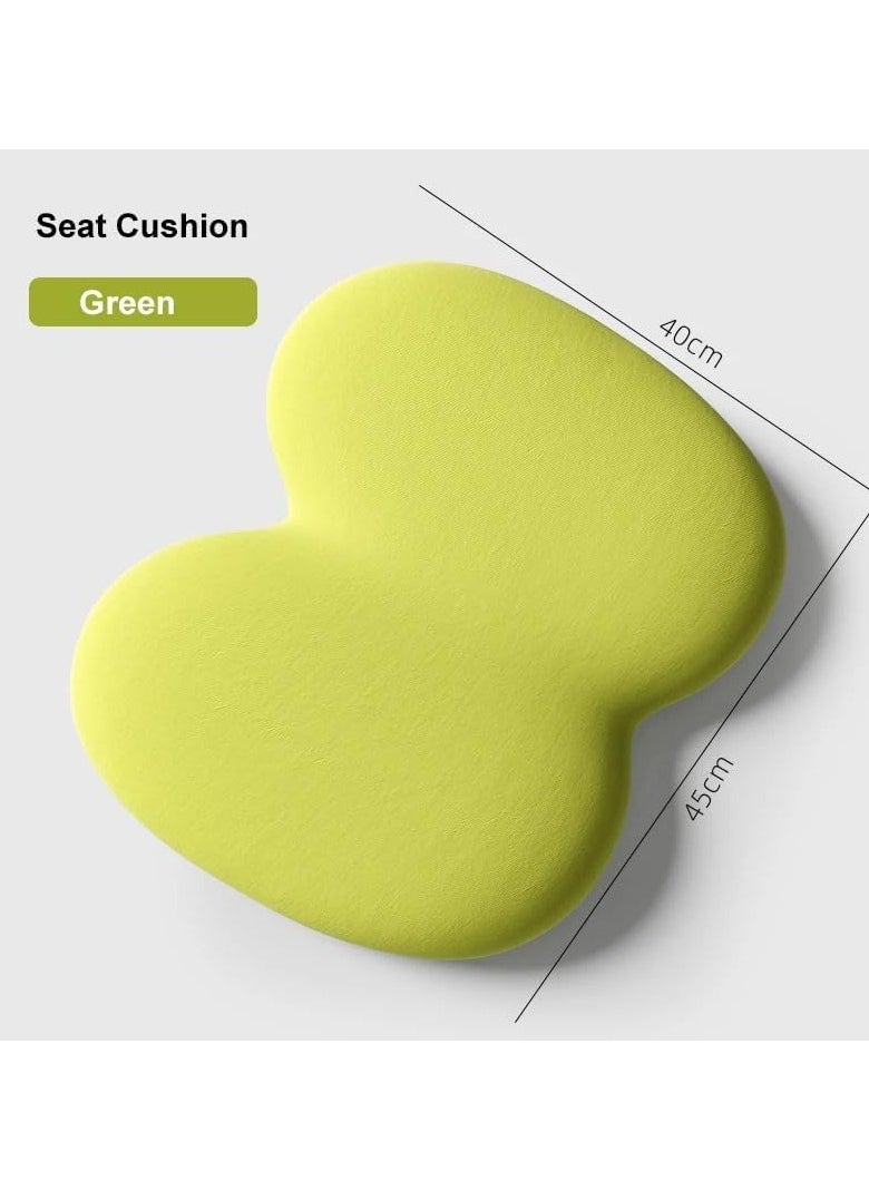 XVersion Seat Cushion and Lumbar Support Pillow for Office Chair, Memory Foam Car Seat Cushions Back Support Pillows, Help Relieve Pain of Back, Lumbar, Tailbone and Sciatic Nerve (Green Set, 2 Pack)  - Image 4