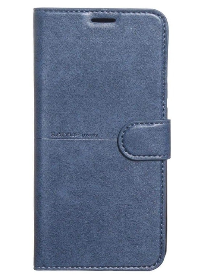 Leather case, front and back, compatible with Samsung Galaxy A16