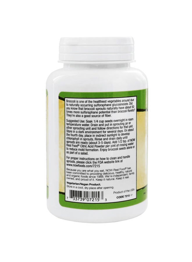 Now Foods Broccoli Seeds 4 oz (113 g) - Image 3