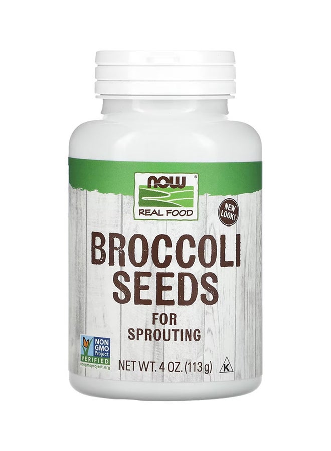 Now Foods Broccoli Seeds 4 oz (113 g) - Image 1