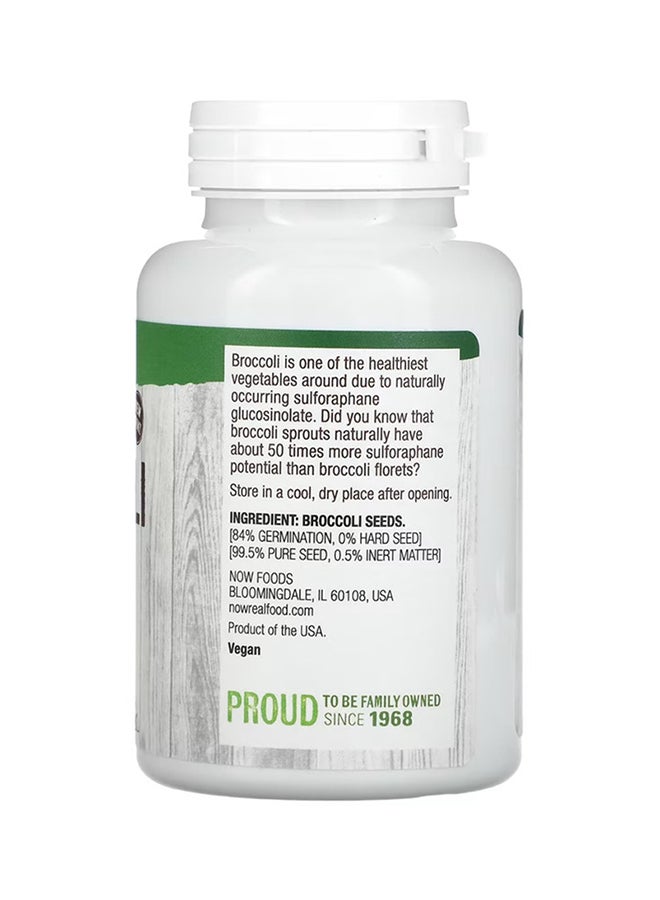 Now Foods Broccoli Seeds 4 oz (113 g) - Image 2
