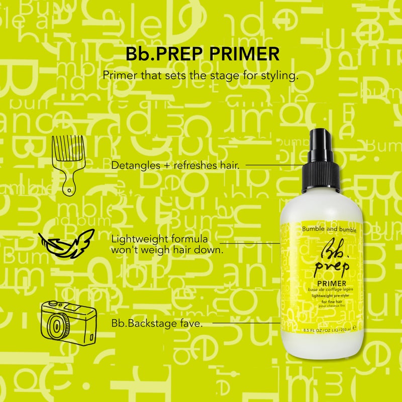 Bumble and bumble. Prep Detangling Hair Primer | Lightweight Pre-Styler | Curly, Wavy, Straight, 8.5 Fl Oz - Image 4