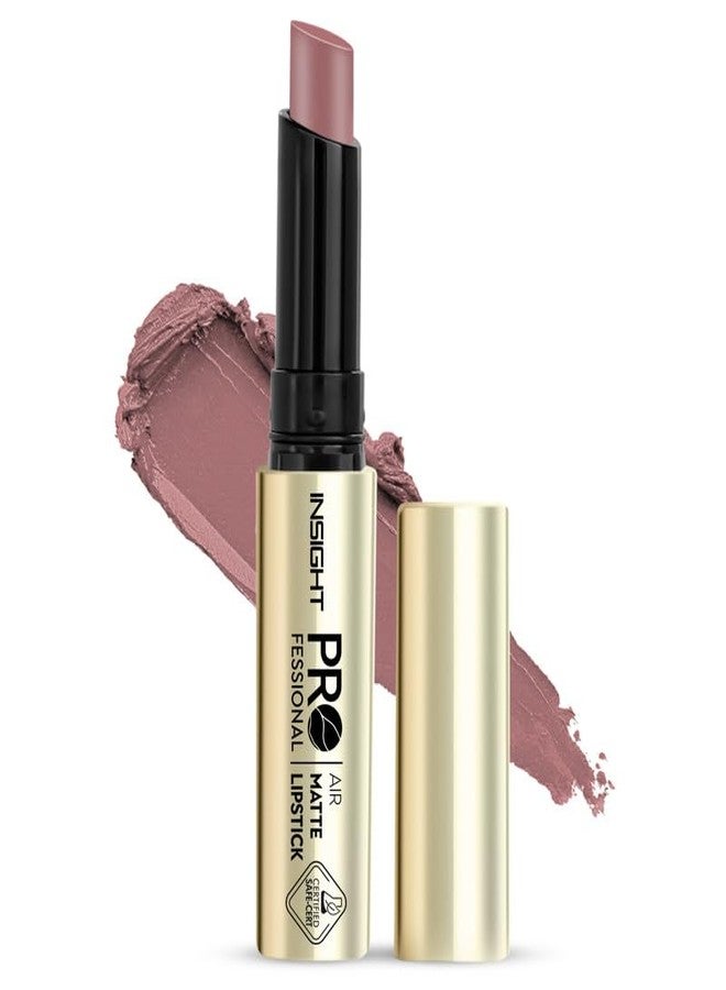 INSIGHT Professional Air Matte Lipstick | Smooth Finish | All Day Comfort | Infused with Rosehip Oil and Avocado Butter | One Swipe Color - (Moana) (3g) - Image 1