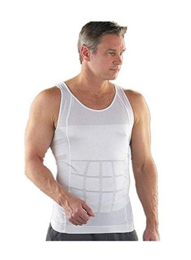 Men Body Shaper Vest Slimming Tummy Control Undershirt Compression Support Breathable Design for Daily Wear - Image 5