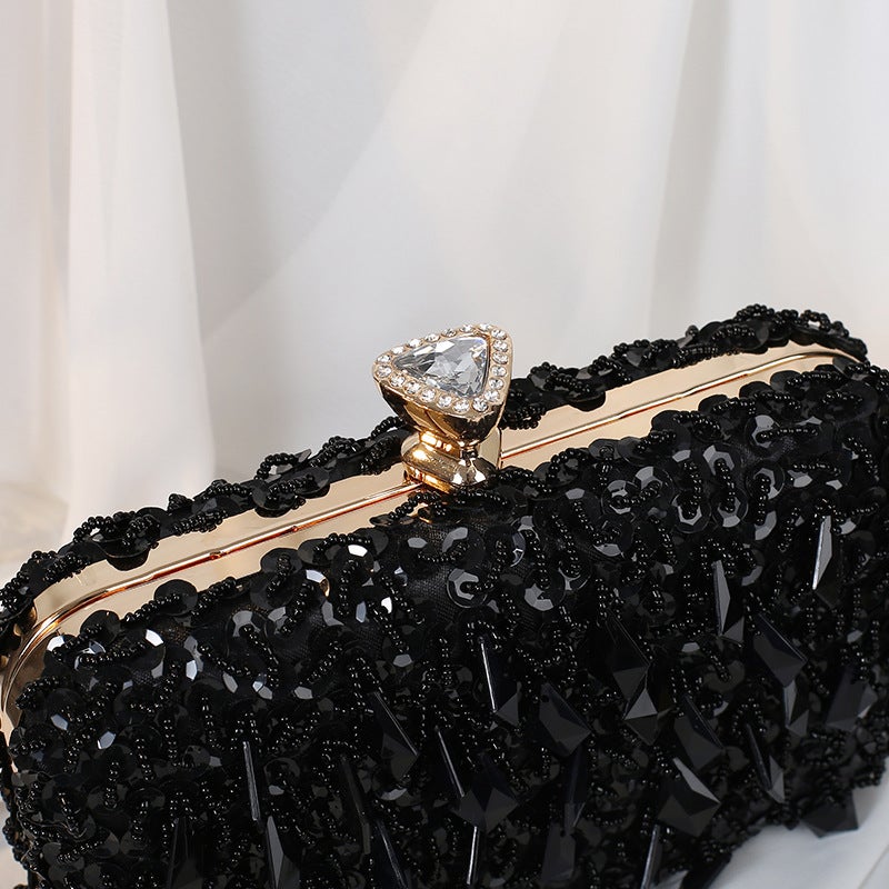 Fashion Popular Handmade Beaded Handbag Socialite Dress Evening Bag Ladies Banquet Evening Bag - Image 5