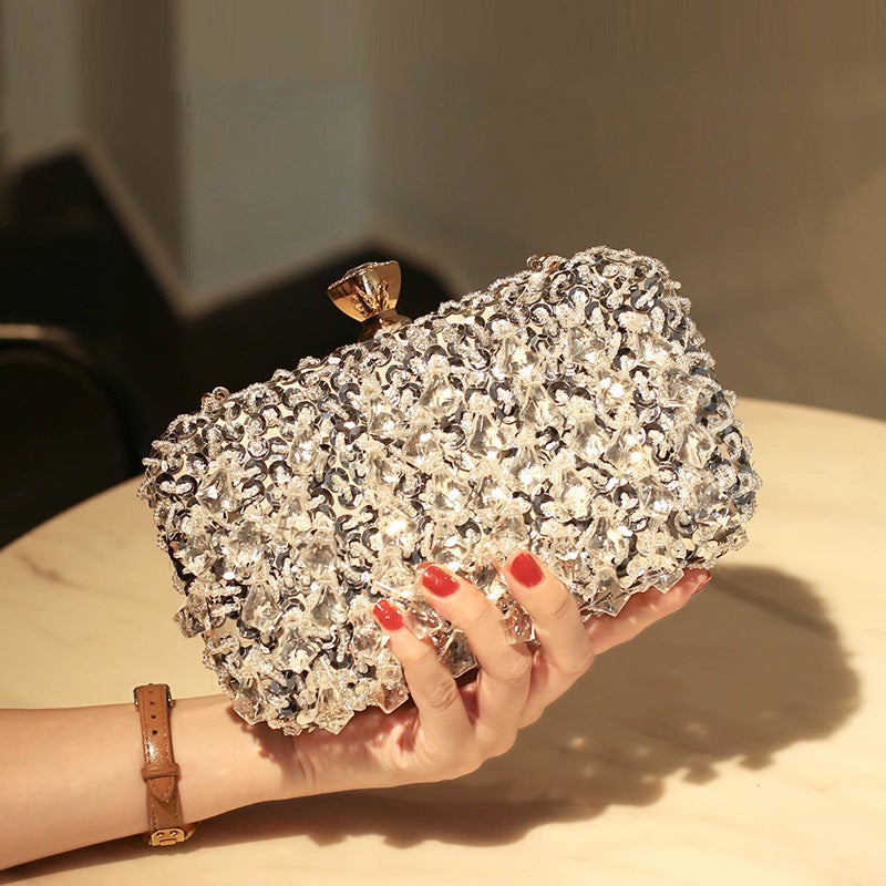 Fashion Popular Handmade Beaded Handbag Socialite Dress Evening Bag Ladies Banquet Evening Bag - Image 2