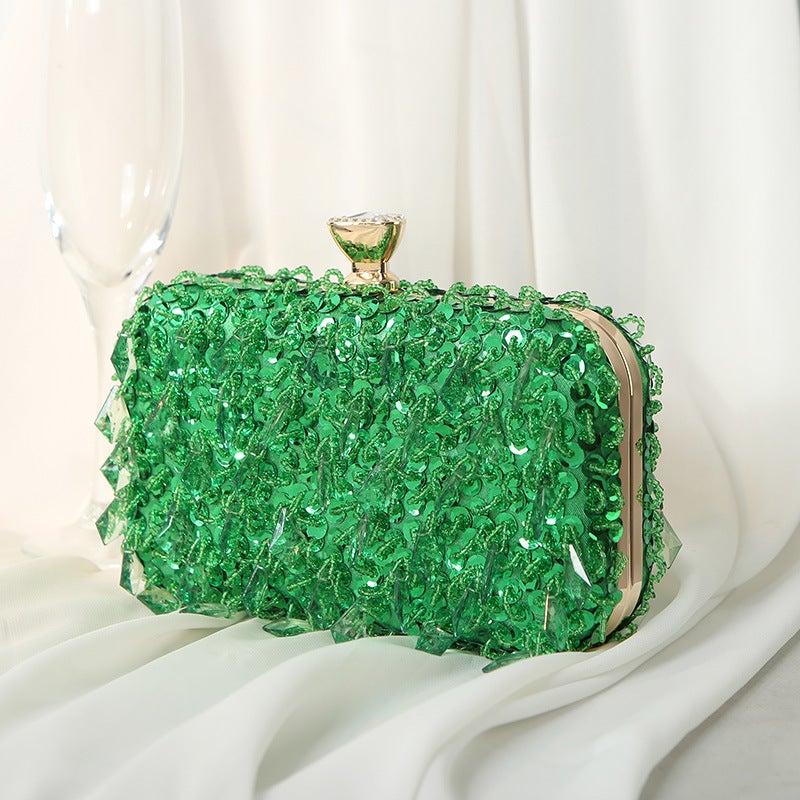 Fashion Popular Handmade Beaded Handbag Socialite Dress Evening Bag Ladies Banquet Evening Bag - Image 1