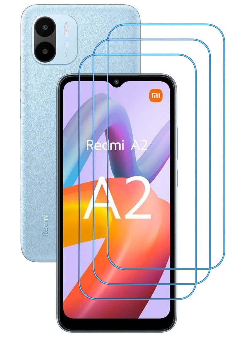 ACLIX 3 Pieces Antistatic ESD Dustproof Premium Quality High Definition Clear Tempered Glass Screen Protector Designed For Xiaomi Redmi A2+ - Image 1