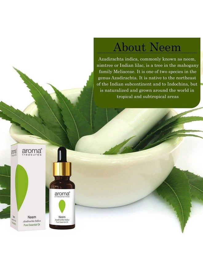 Aroma Treasures Pure Neem Oil For Hair And Skin Care 30Ml  - Image 5