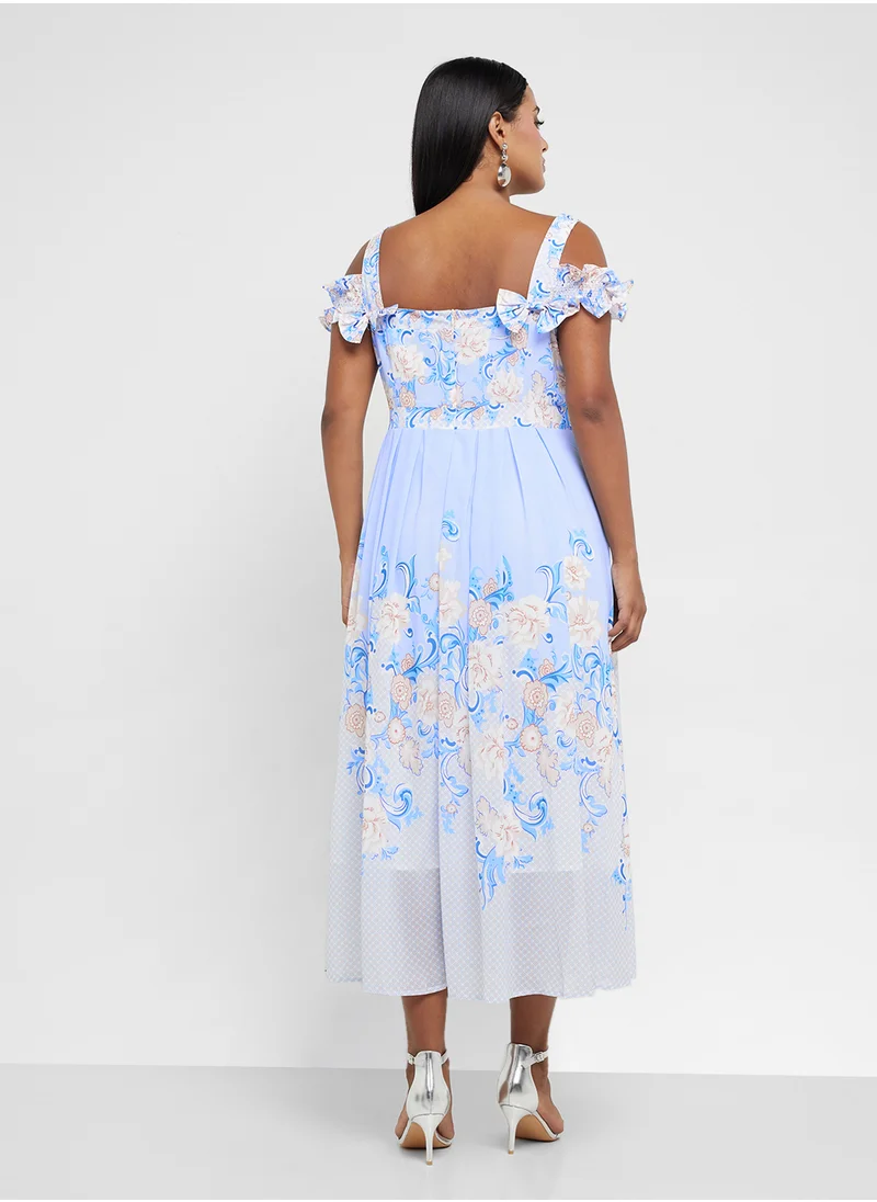 Khizana Floral Print Dress