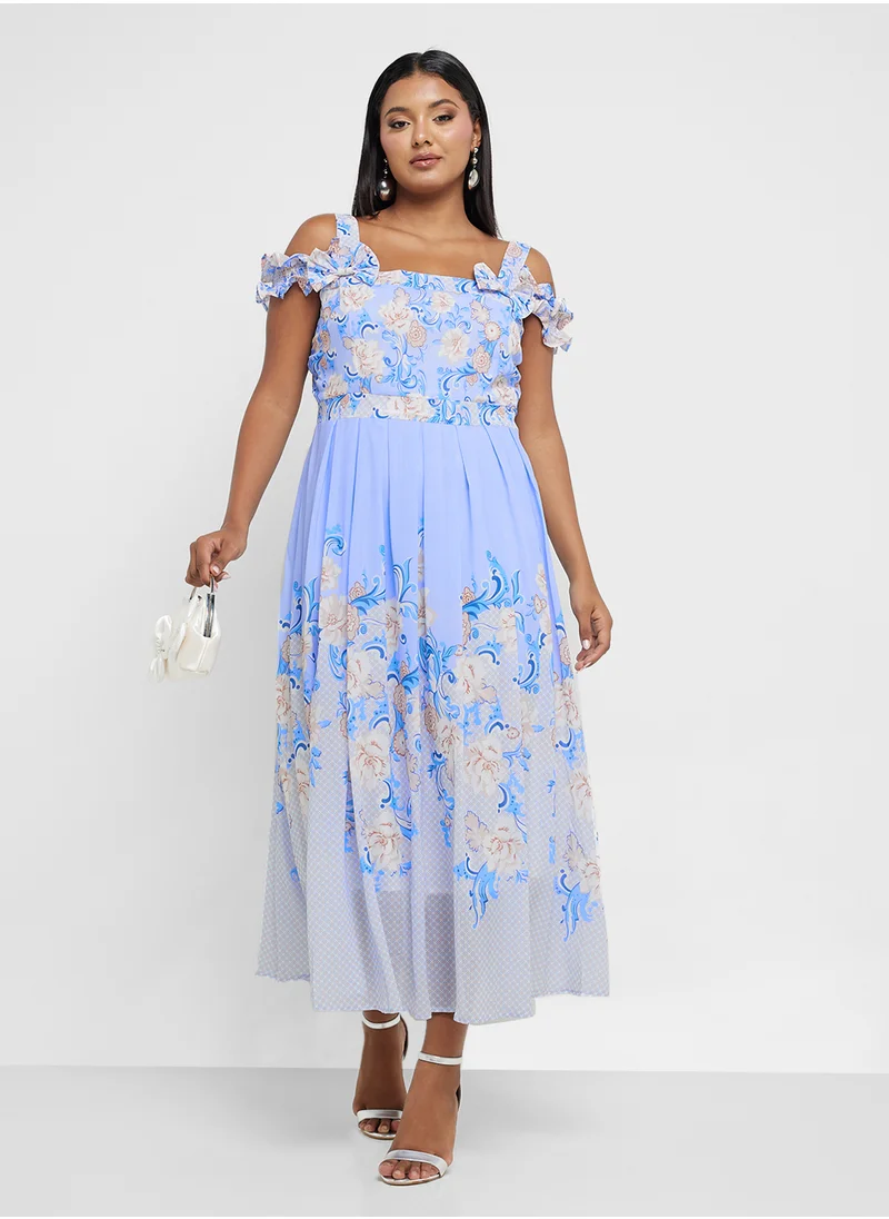Khizana Floral Print Dress