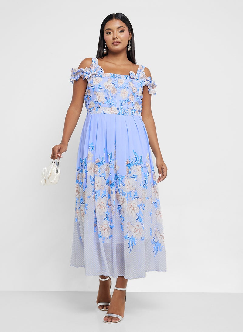 خزانة فستان بطبعة زهور - Image 1