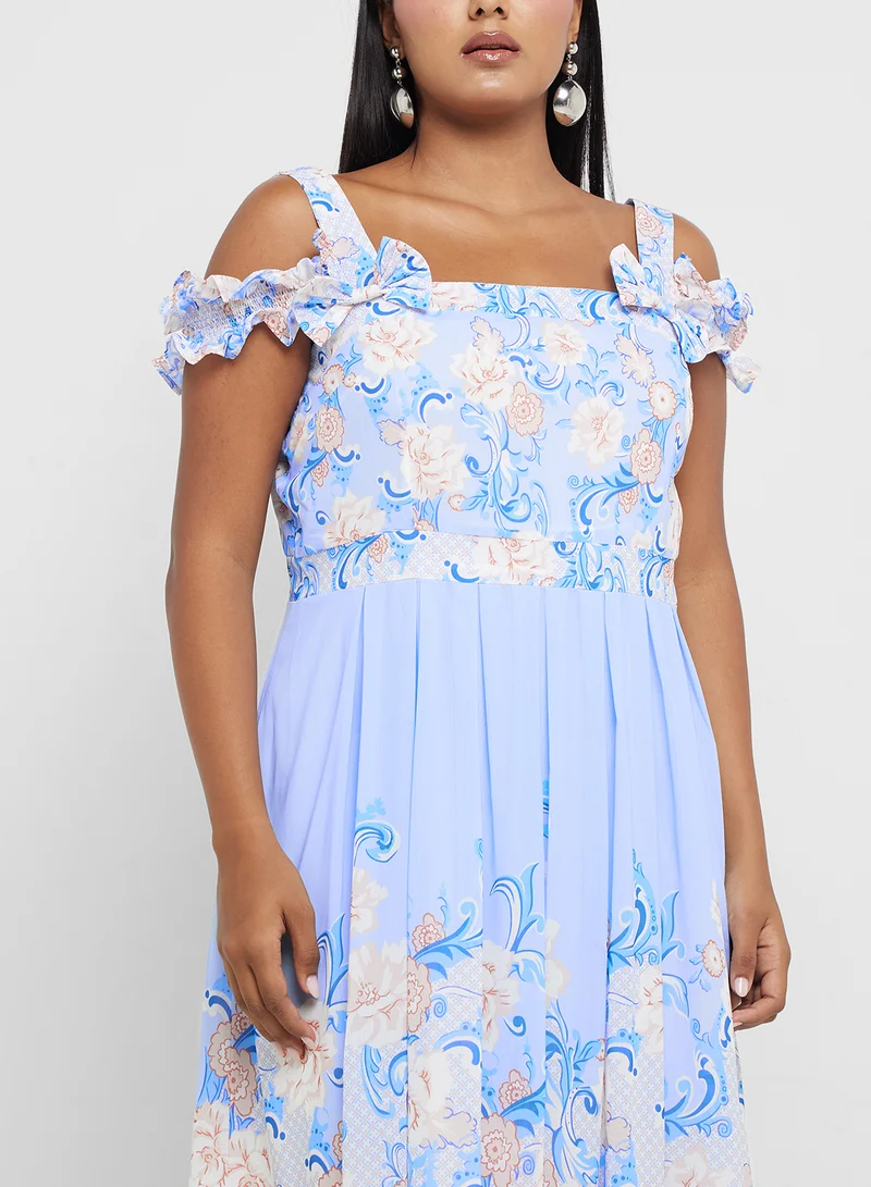 Khizana Floral Print Dress