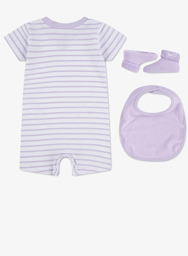 Nike Infant 3 Pack Terry Romper Set