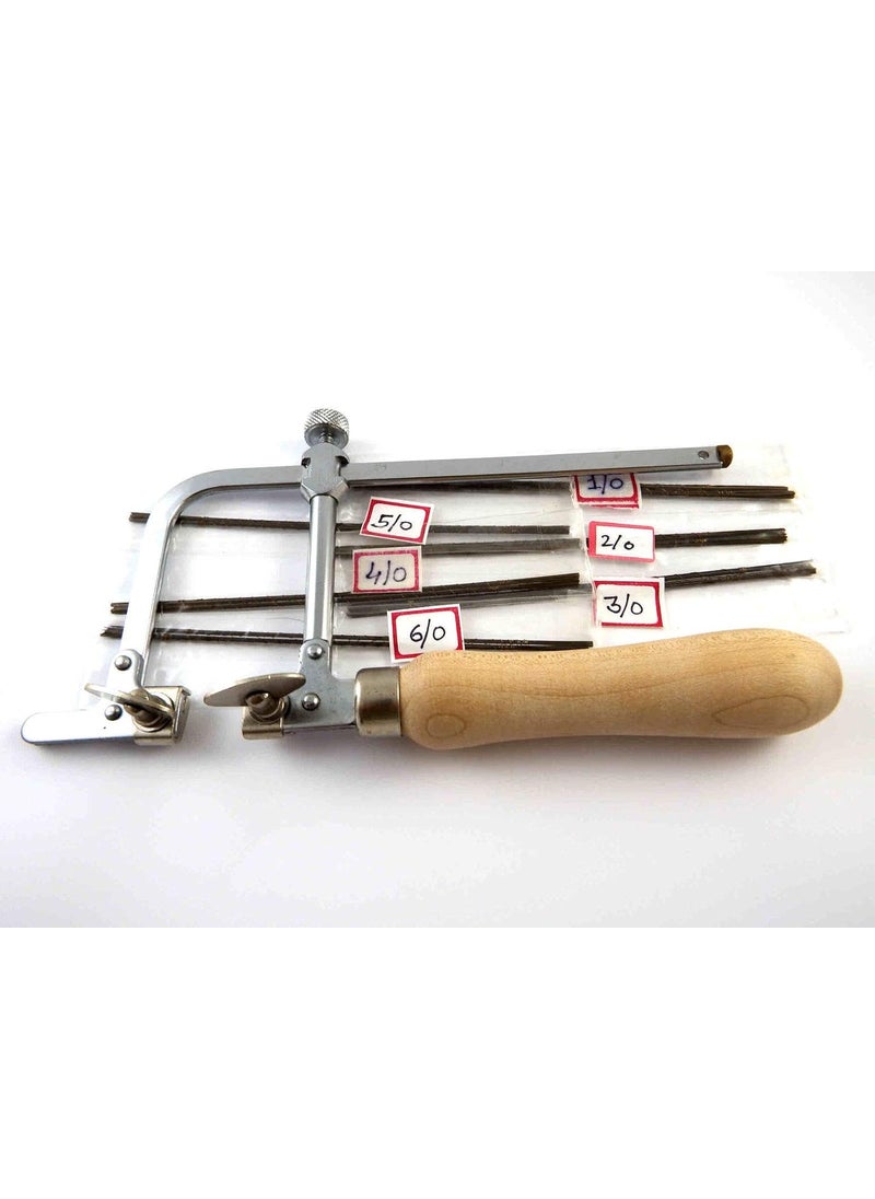 SWISSO SWISSO JEWELLERS Saw Adjustable Type INC 144 Mixed 10 to 60 Saw Blades  - Image 1