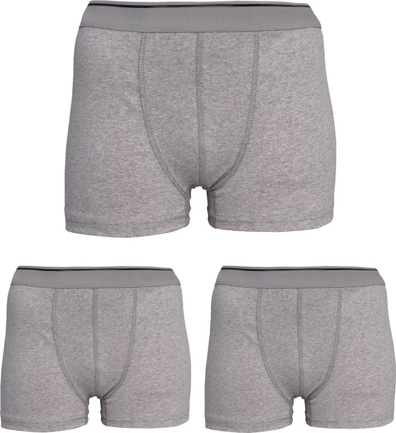 Belifanti Collection Men's Gray Lycra Boxer 3 Pack