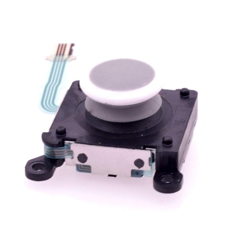 Deal4GO Joystick Button Rocker Analog ThumbStick Replacement for PS Vita 2000 PSV 2000 2001 PCH-2000 console (2013) - White - Image 2