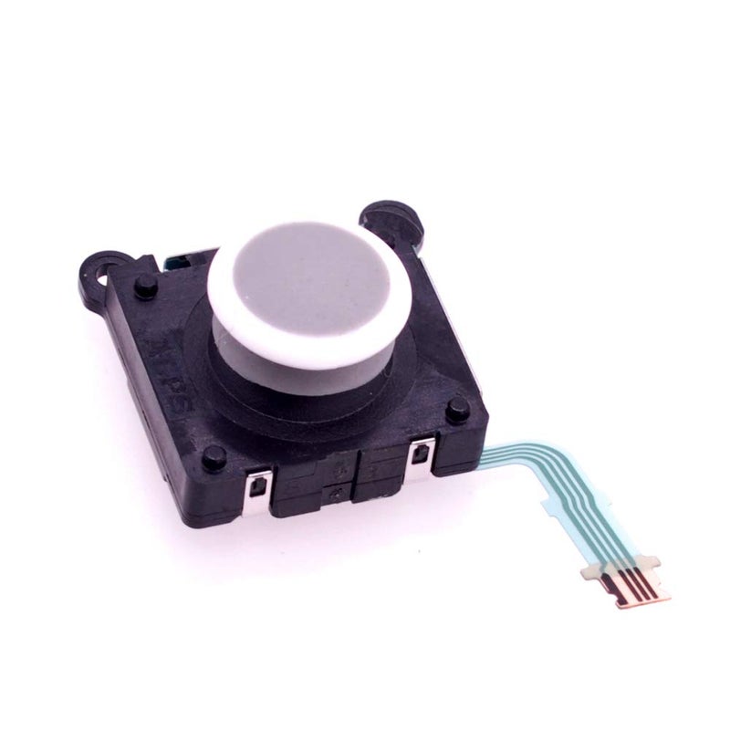 Deal4GO Joystick Button Rocker Analog ThumbStick Replacement for PS Vita 2000 PSV 2000 2001 PCH-2000 console (2013) - White - Image 3