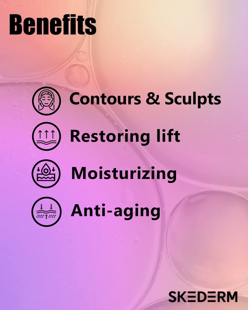 SKEDERM Lifting Patch Peptide | V Shaped Slimming Face Mask Double Chin Reducer V Line Lifting Mask - Image 3