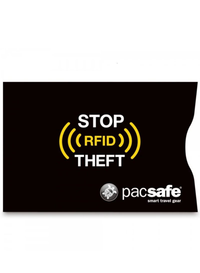 Pacsafe Pacsafe RFIDsleeve 25 – RFID-Blocking Credit Card Sleeves (2-Pack) (Black Color) Slim & Lightweight Design for Enhanced Security  - Image 3