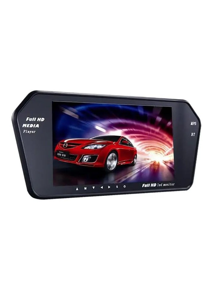 Generic 7-Inch LCD Car Rearview Monitor – Full HD Media Player, MP5 with Remote Control, Bluetooth Support  - Image 1
