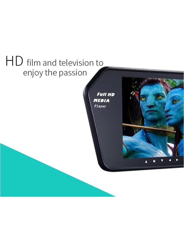 Generic 7-Inch LCD Car Rearview Monitor – Full HD Media Player, MP5 with Remote Control, Bluetooth Support  - Image 3