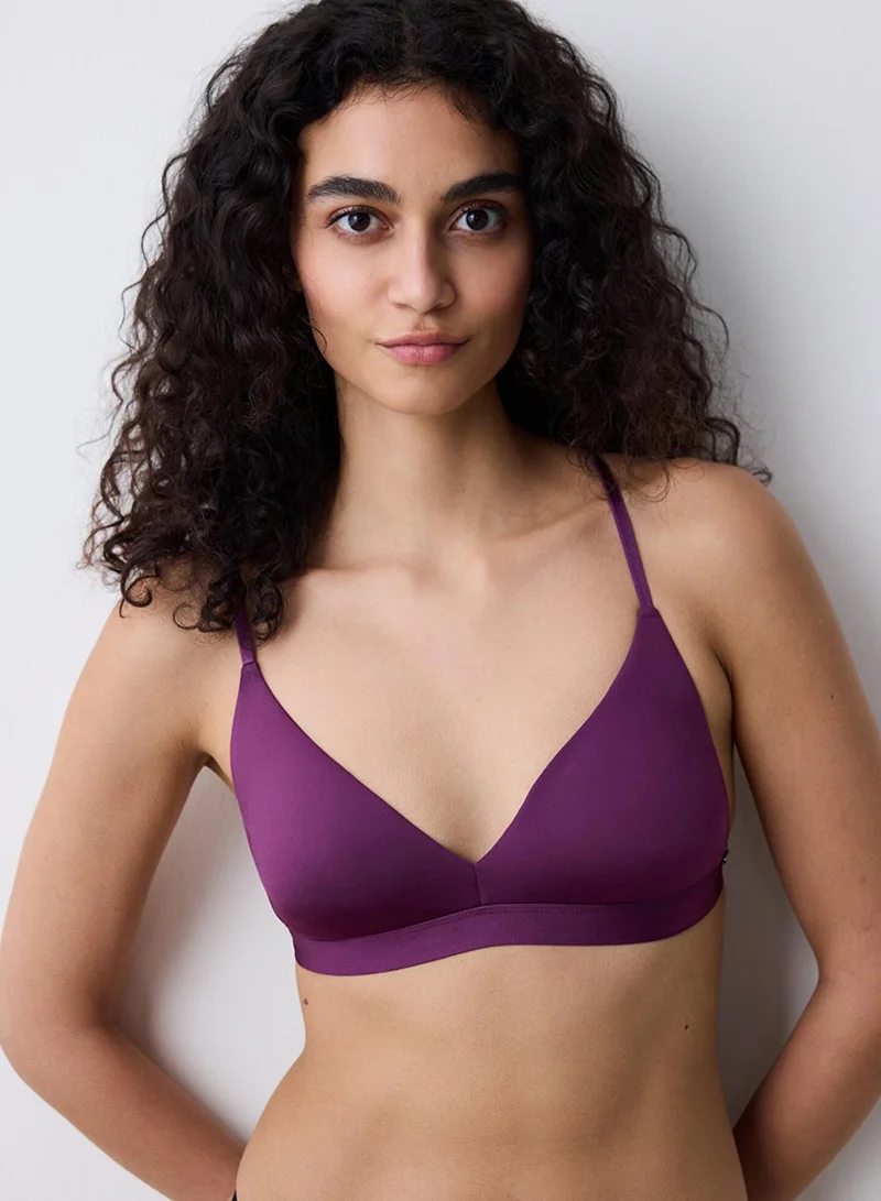 Penti Micro Triangle Sutyen Purple Bra