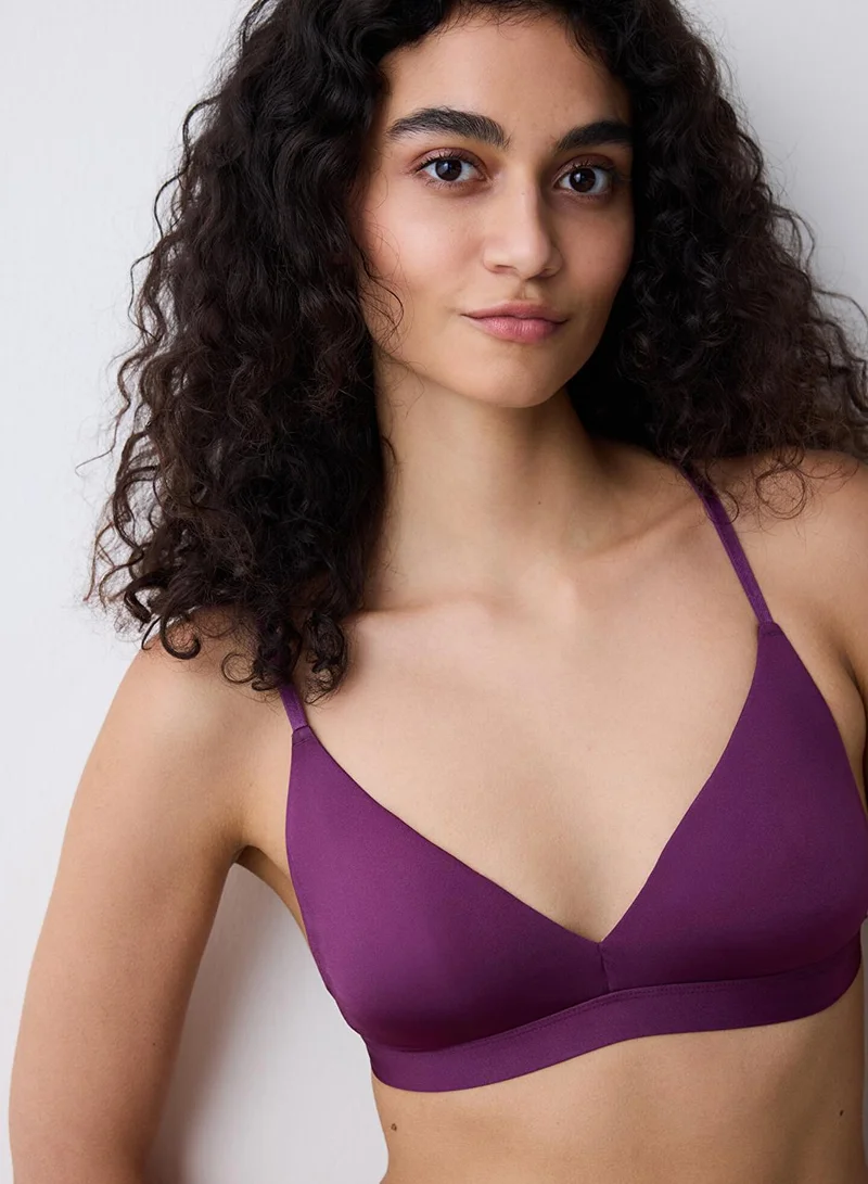 Penti Micro Triangle Sutyen Purple Bra