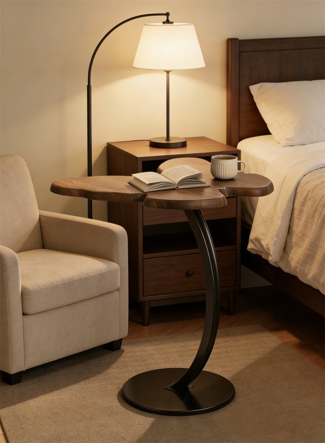 GUDOO Modern Artistic Side Table for Living Room Sofa Side Cabinet, Small Tea Table & Bedside Table - Image 4