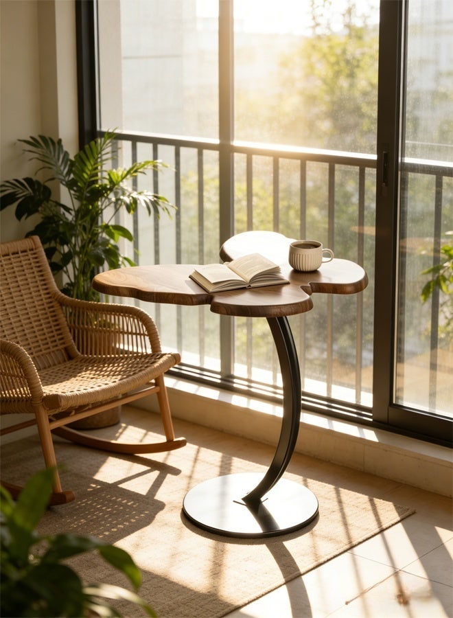 GUDOO Modern Artistic Side Table for Living Room Sofa Side Cabinet, Small Tea Table & Bedside Table - Image 3