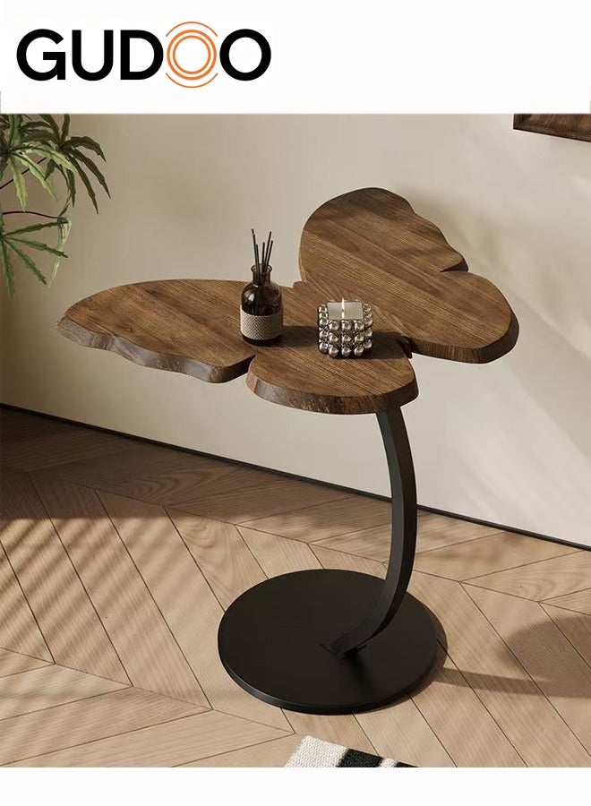 GUDOO Modern Artistic Side Table for Living Room Sofa Side Cabinet, Small Tea Table & Bedside Table - Image 1