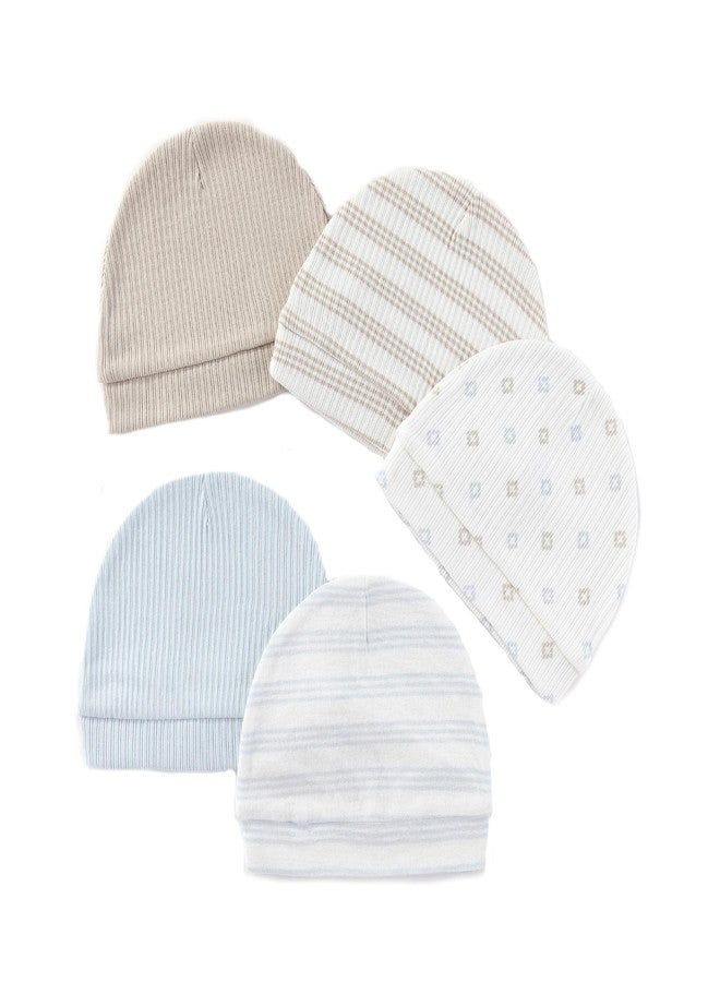 MAMIMAKA Newborn Layette Gift Set 20-Piece Cotton Baby Boy Clothes Essentials and Accessories(Bodysuits + Pants + Caps + Mittens) - Image 4