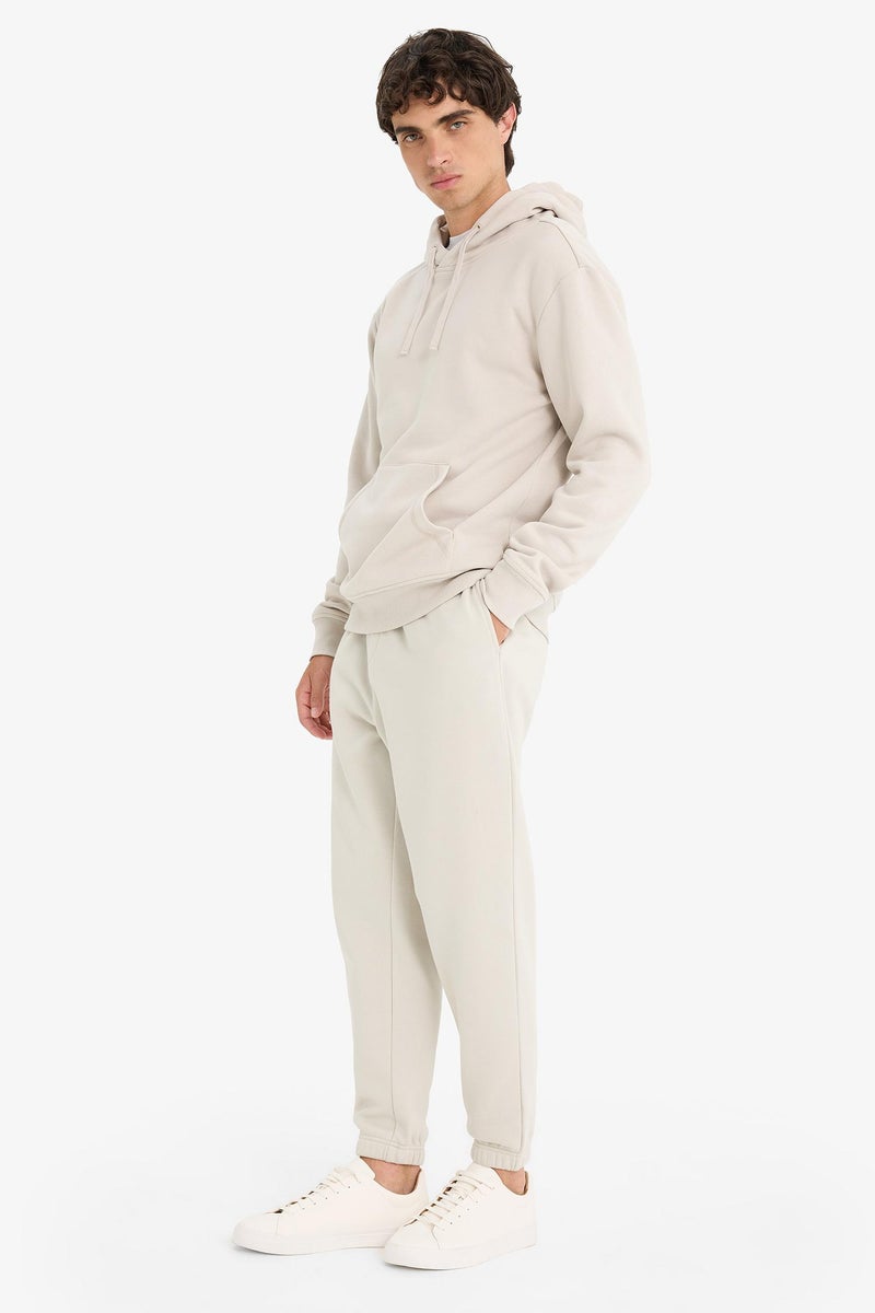 DeFacto Beige Man Regular Fit Sweatpants Casual - Image 3