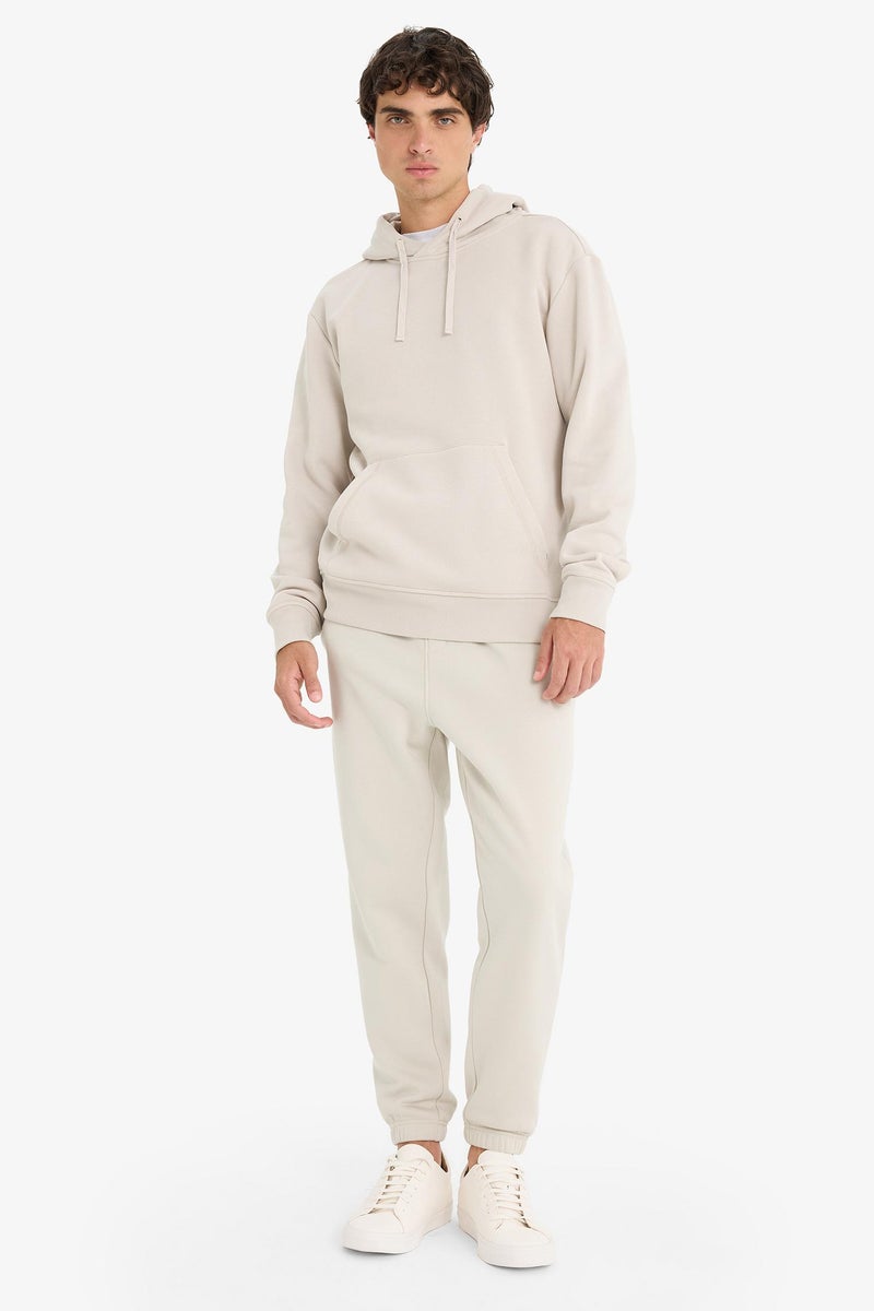 DeFacto Beige Man Regular Fit Sweatpants Casual - Image 4