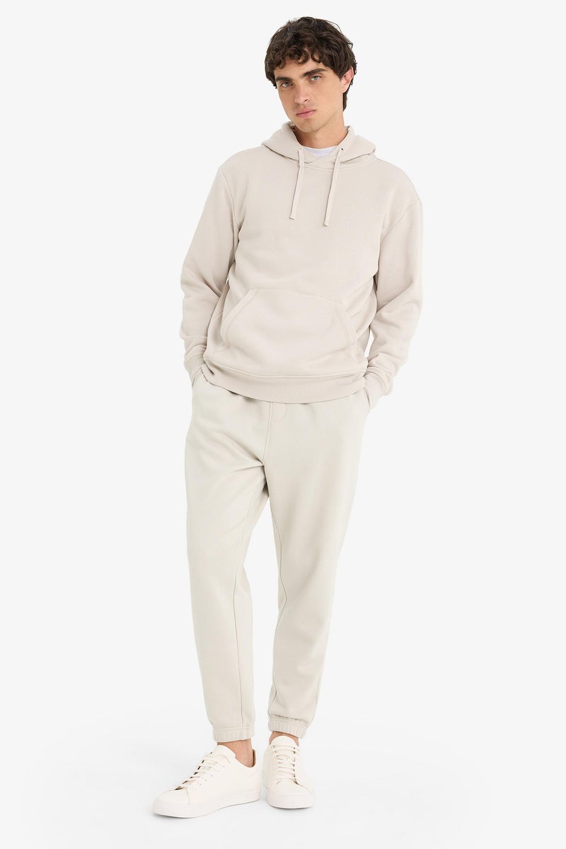DeFacto Beige Man Regular Fit Sweatpants Casual - Image 5