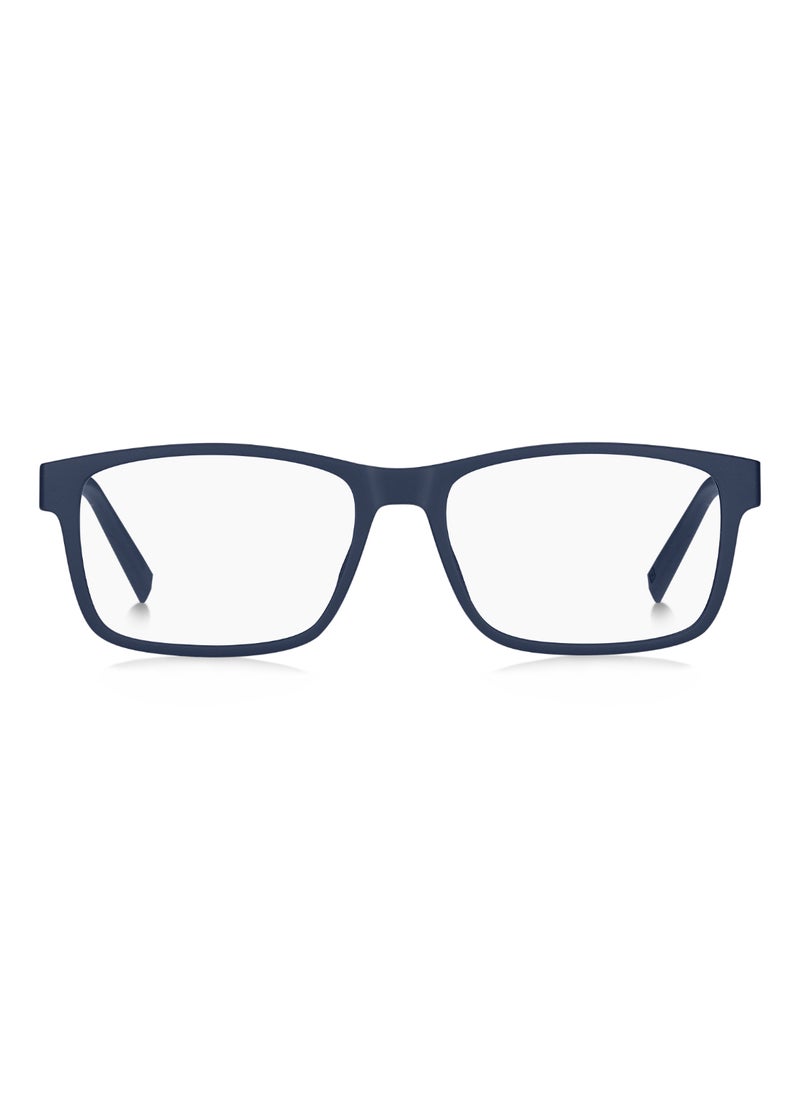TOMMY HILFIGER - Men's Rectangular Shape  Optical Frame TH 2091  38 - Lens Size: 37.9 Mm - Mtt Blue M - Image 1